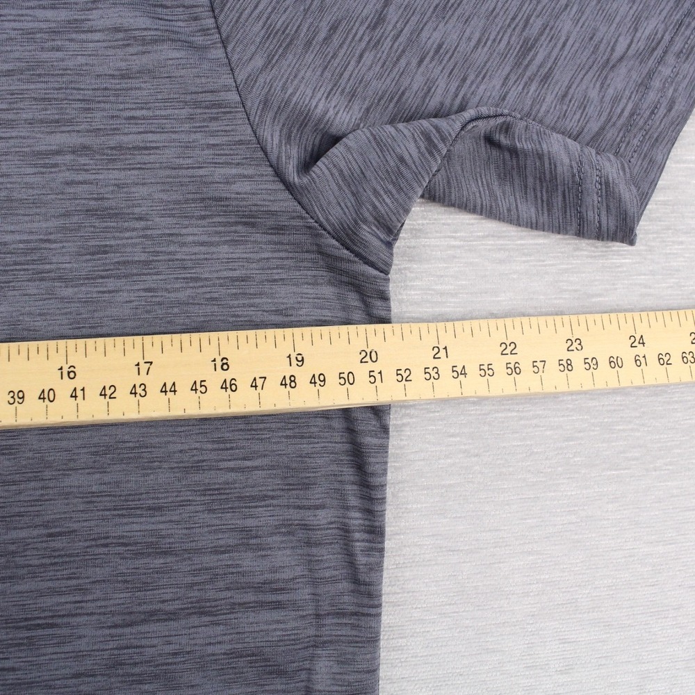 Ariat Tek T-Shirt Mens Size S Graystone Charger Short Sleeve Polyester Flag - Picture 5 of 9